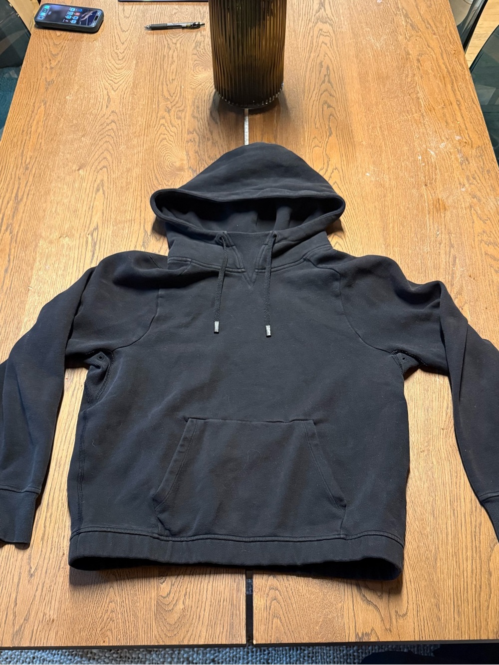 Women’s Lululemon Black Cropped Hoodie